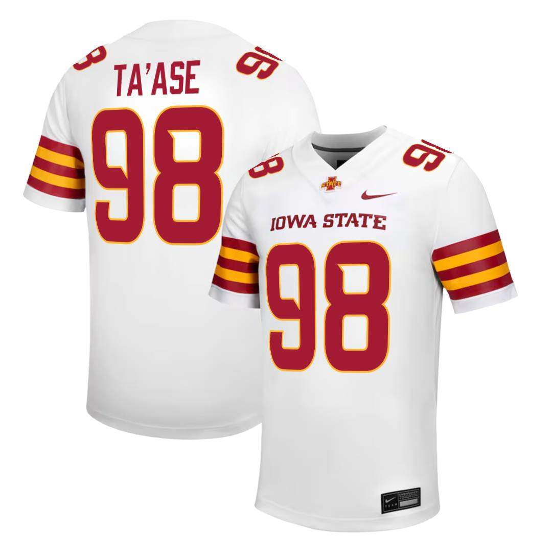Iowa State Cyclones NIKE NIL Football Jersey White