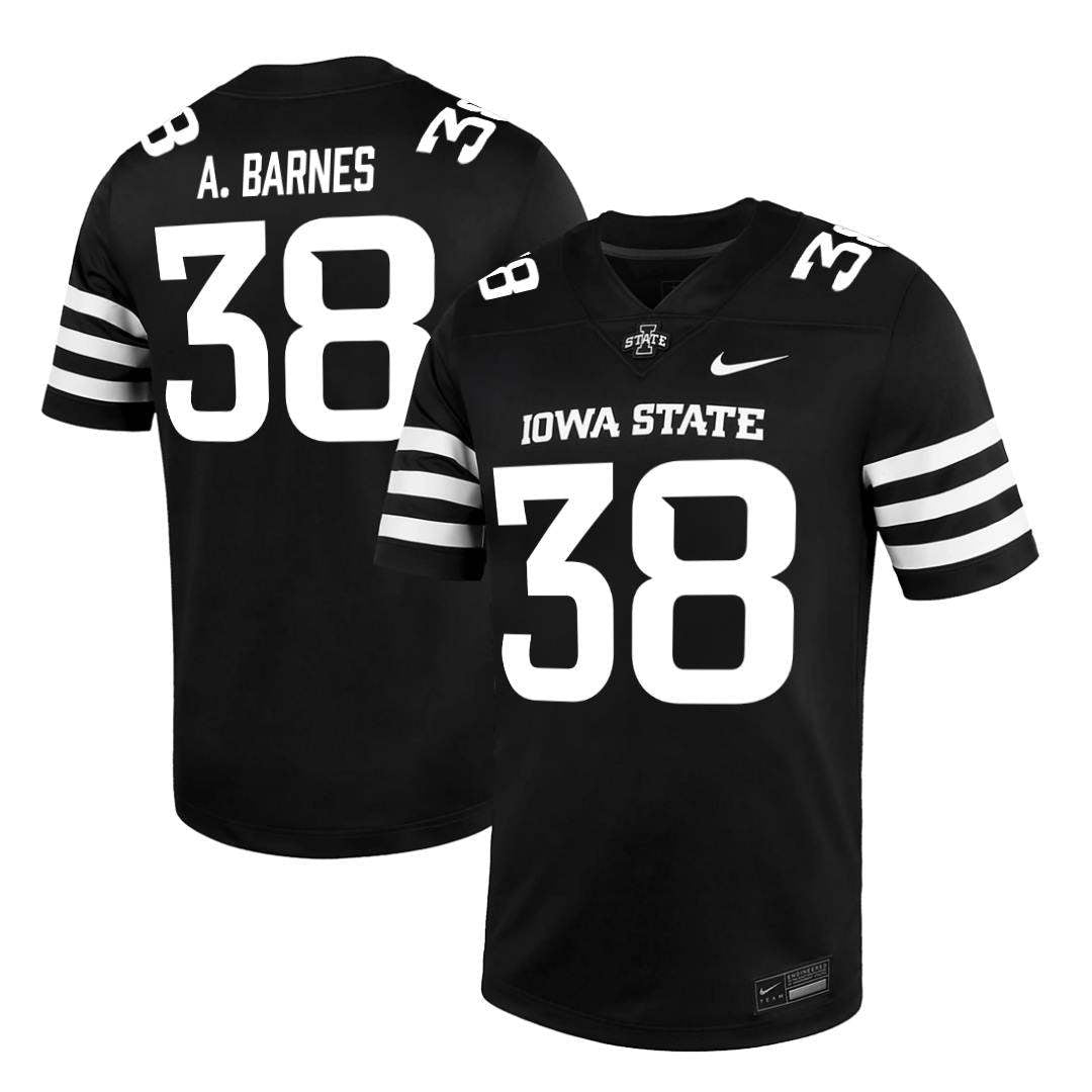 Iowa State Cyclones NIKE NIL Football Jersey Black