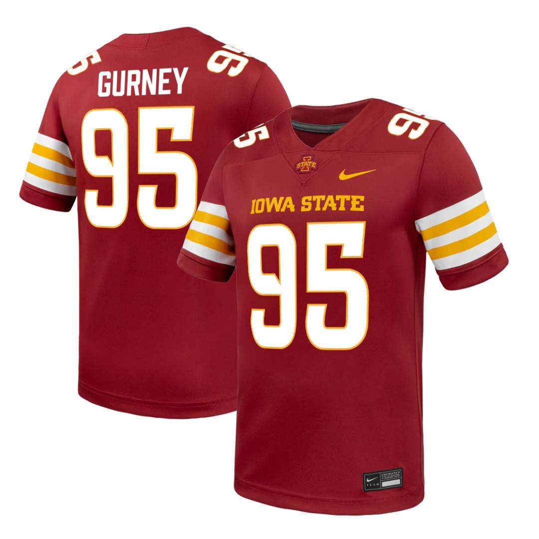 Iowa State Cyclones NIKE Red NIL Football Jersey