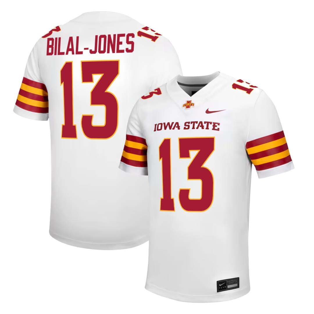 Iowa State Cyclones NIKE NIL Football Jersey White