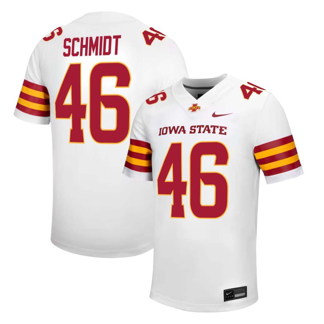 Iowa State Cyclones NIKE NIL Football Jersey White