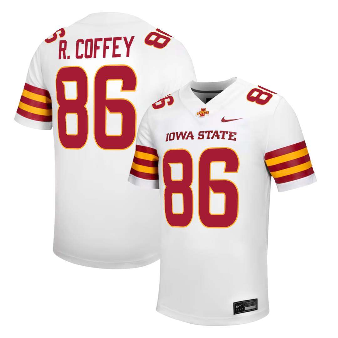 Iowa State Cyclones NIKE NIL Football Jersey White