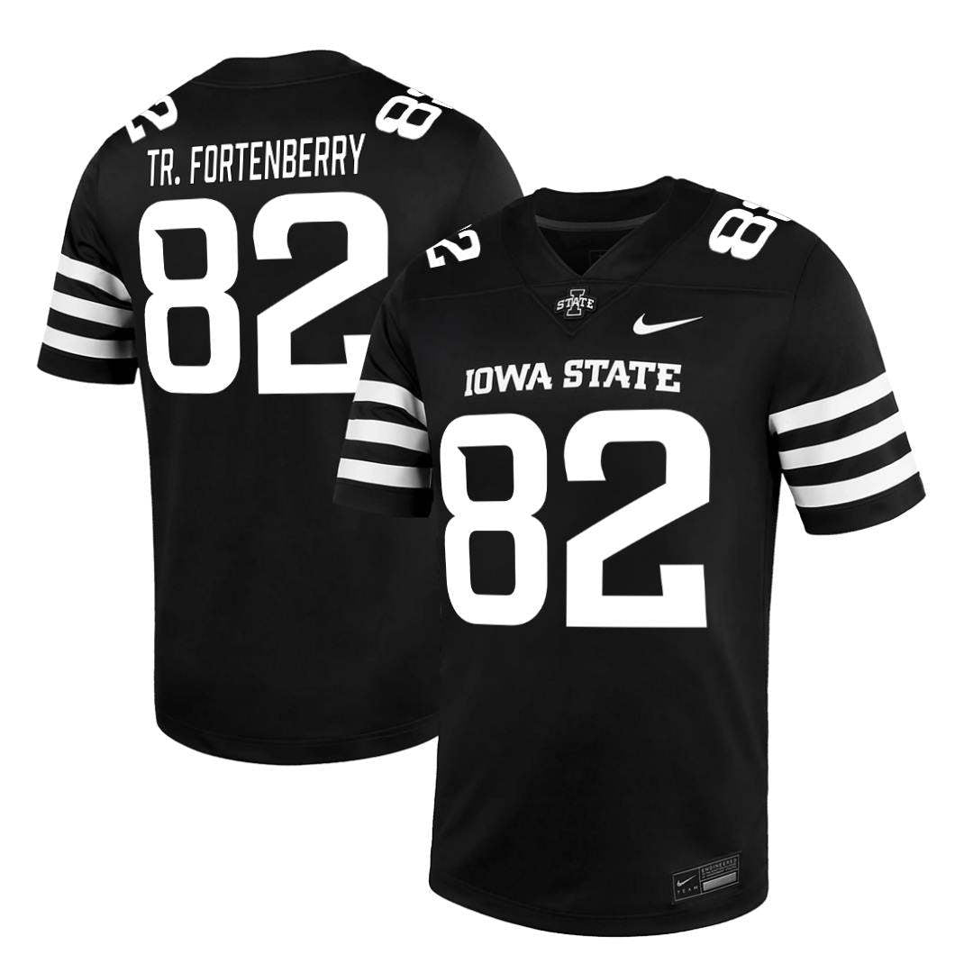 Iowa State Cyclones NIKE NIL Football Jersey Black