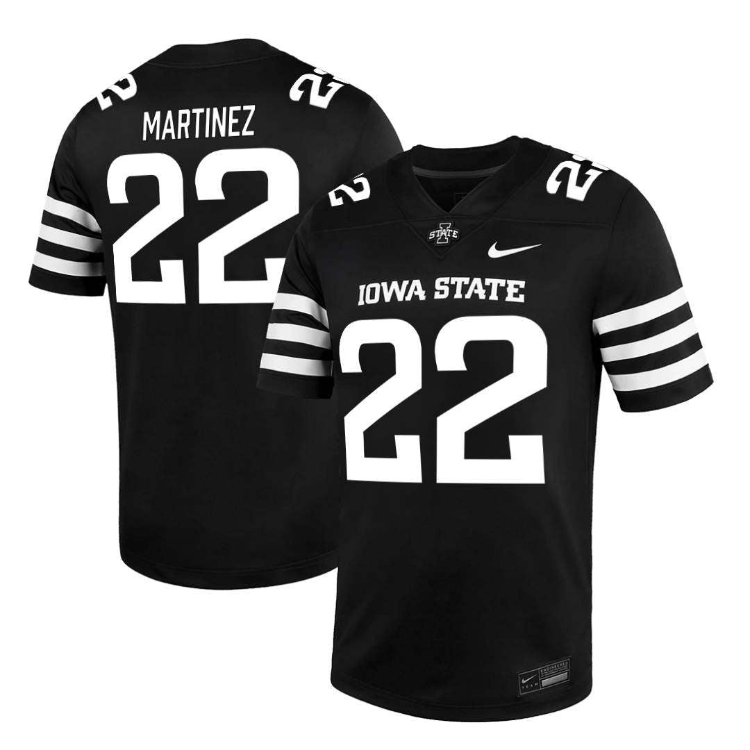 Iowa State Cyclones NIKE NIL Football Jersey Black