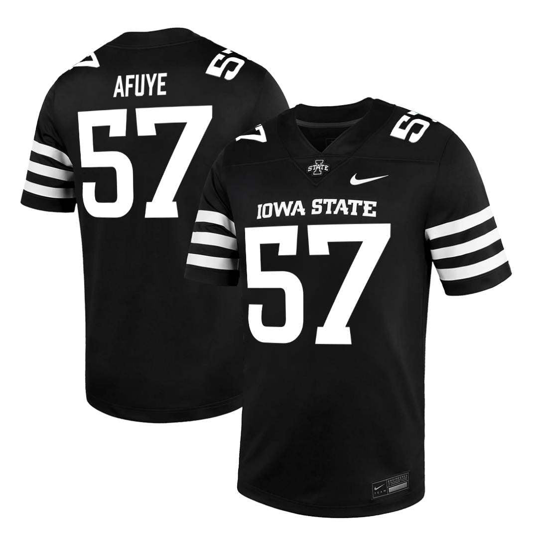 Iowa State Cyclones NIKE NIL Football Jersey Black