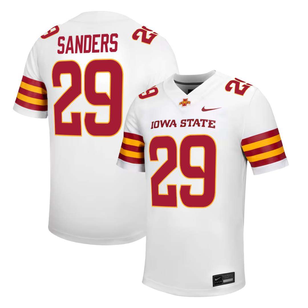 Iowa State Cyclones NIKE NIL Football Jersey White
