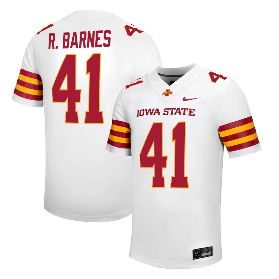 Iowa State Cyclones NIKE NIL Football Jersey White