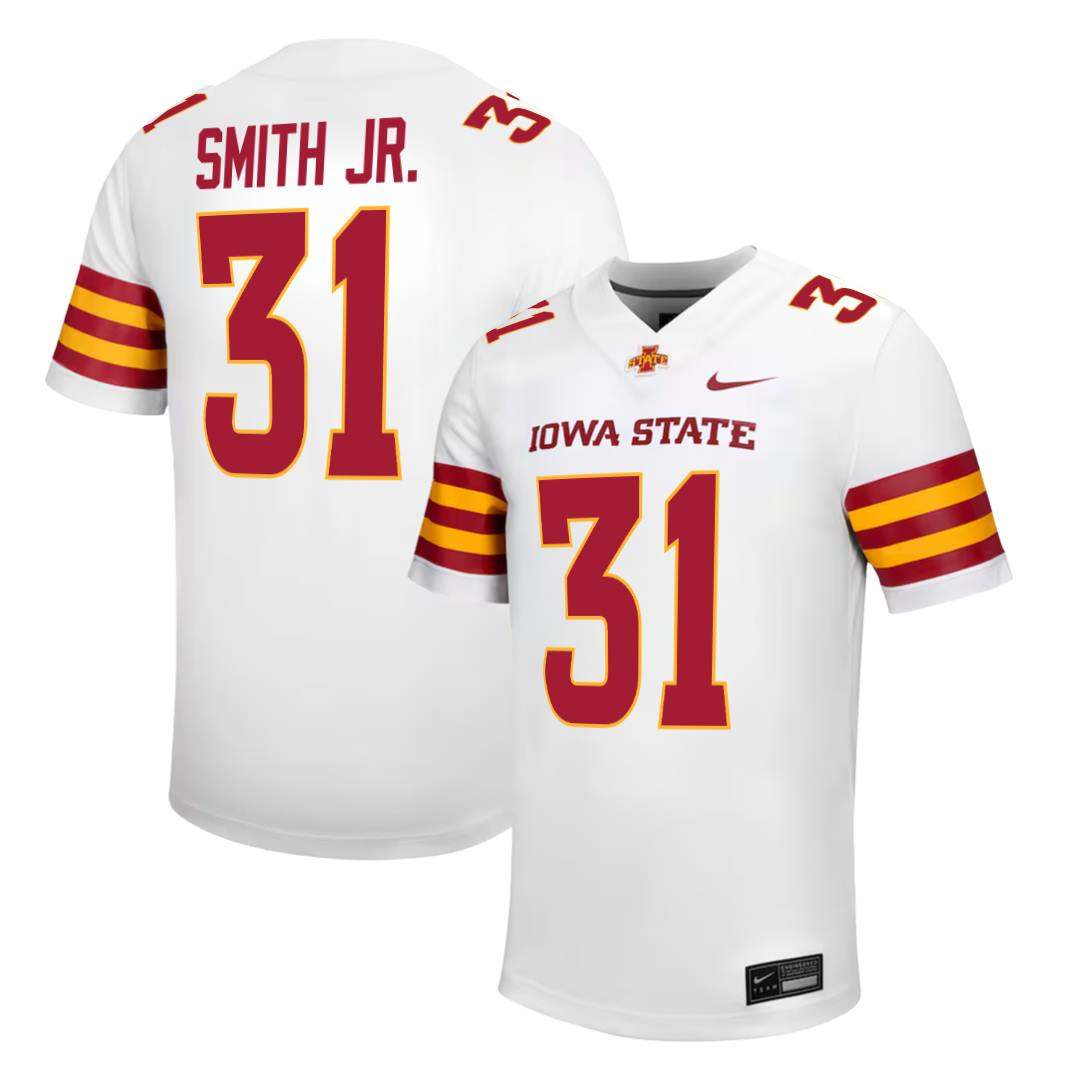 Iowa State Cyclones NIKE NIL Football Jersey White