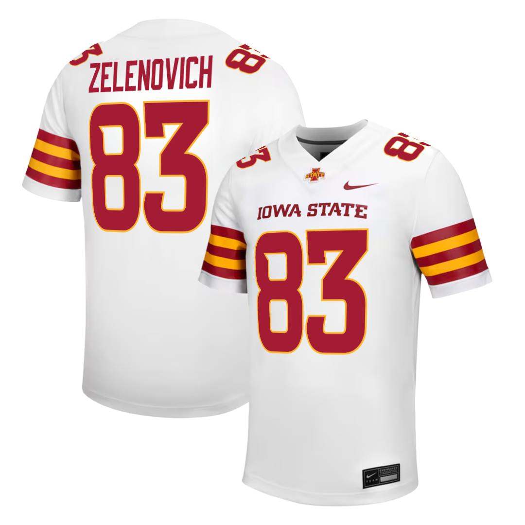 Iowa State Cyclones NIKE NIL Football Jersey White