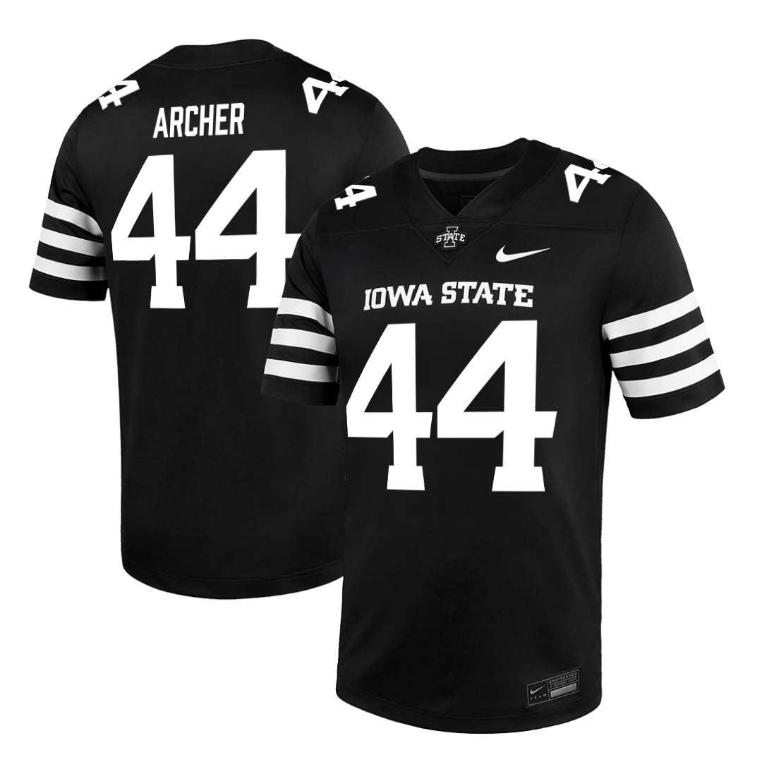 Iowa State Cyclones NIKE NIL Football Jersey Black