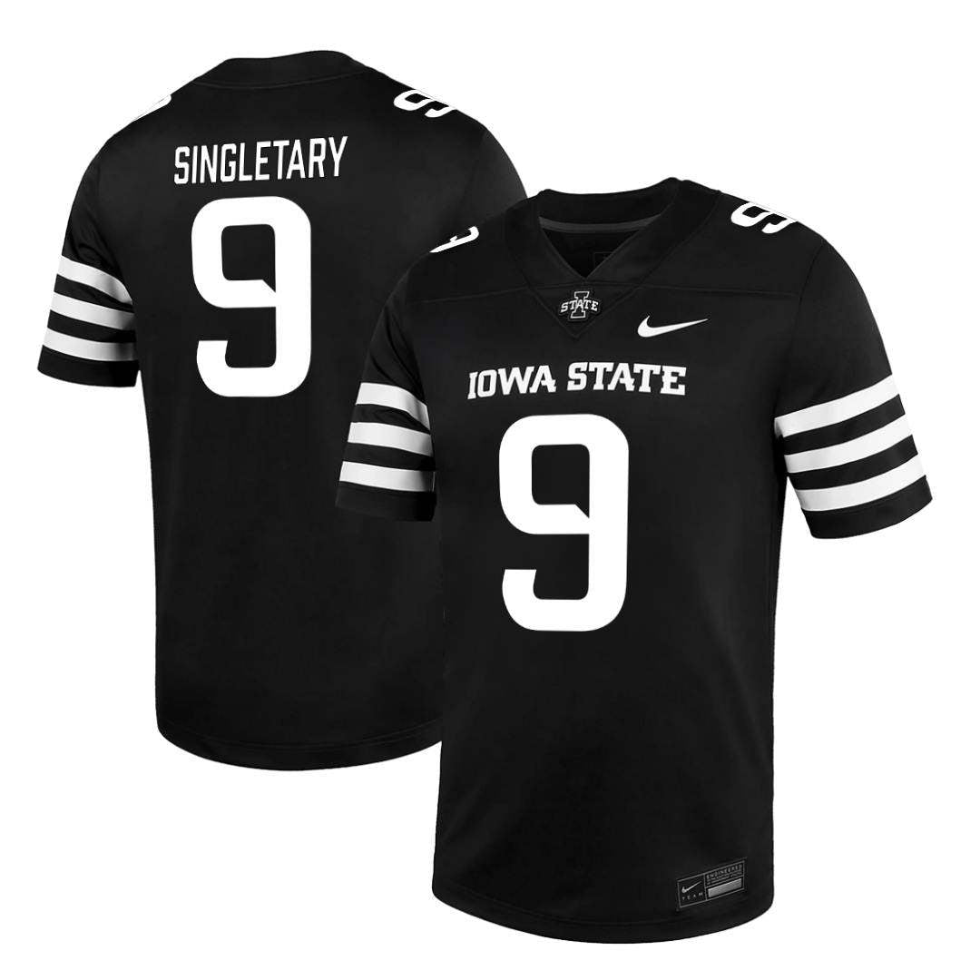 Iowa State Cyclones NIKE NIL Football Jersey Black