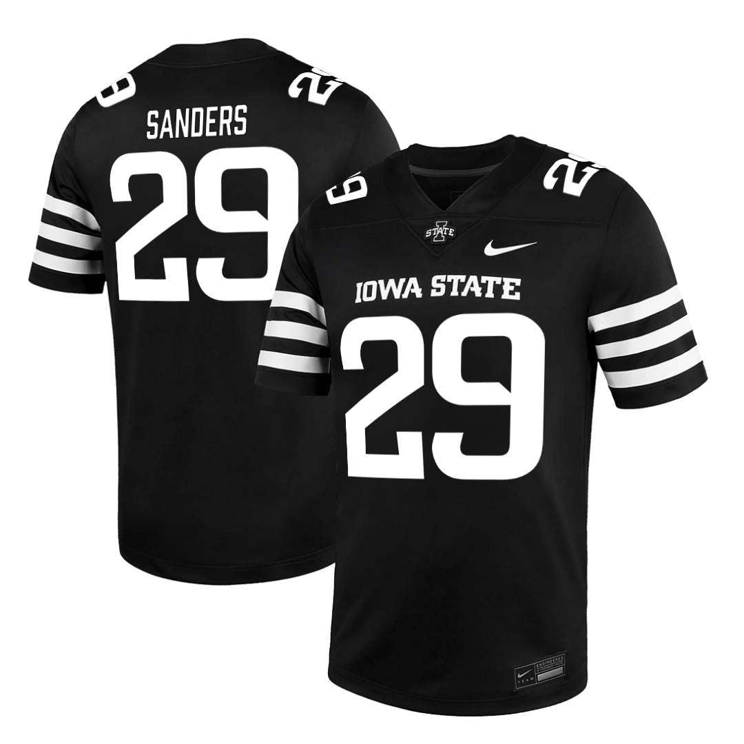 Iowa State Cyclones NIKE NIL Football Jersey Black