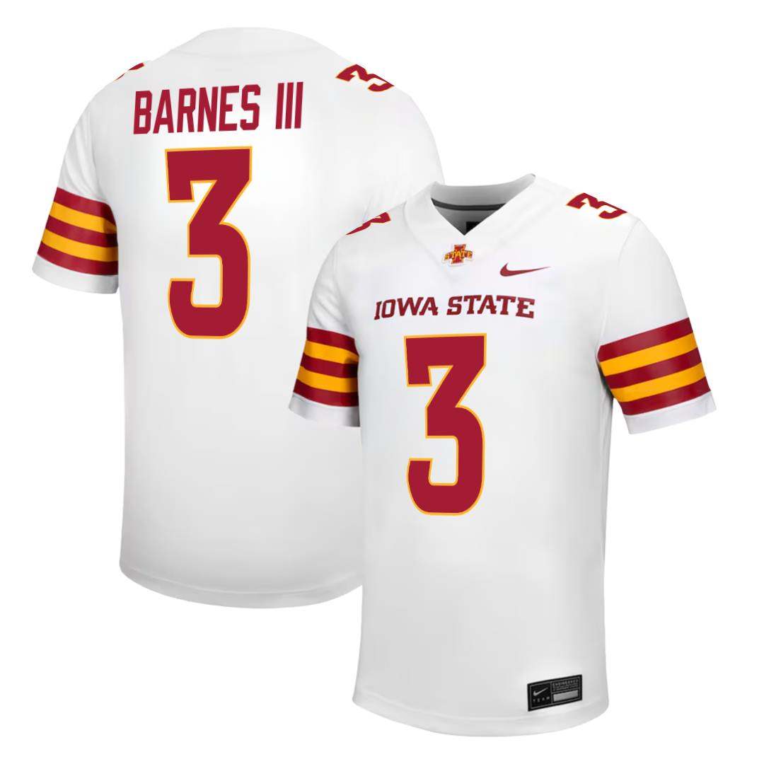 Iowa State Cyclones NIKE NIL Football Jersey White
