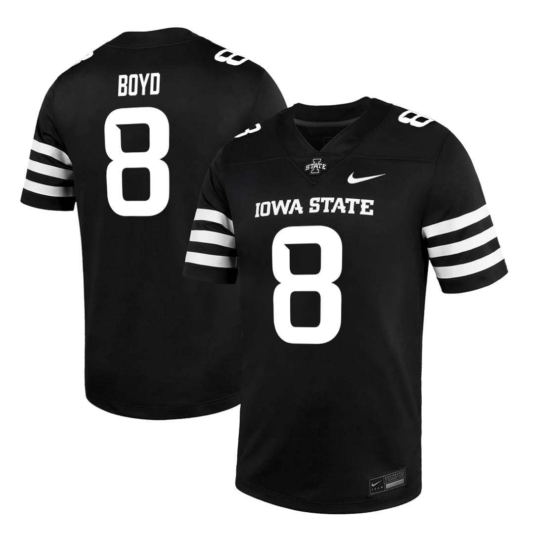 Iowa State Cyclones NIKE NIL Football Jersey Black