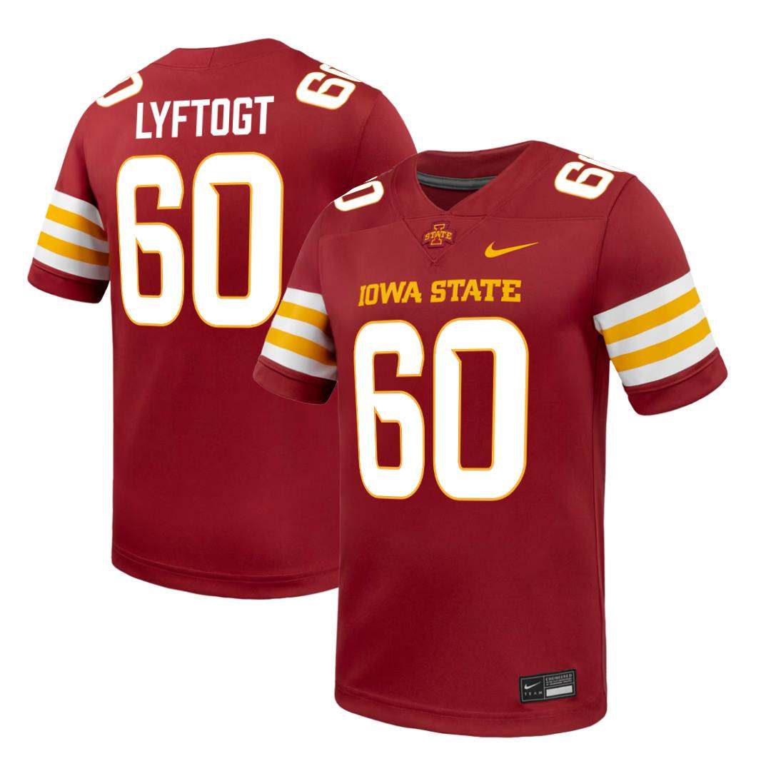Iowa State Cyclones NIKE Red NIL Football Jersey