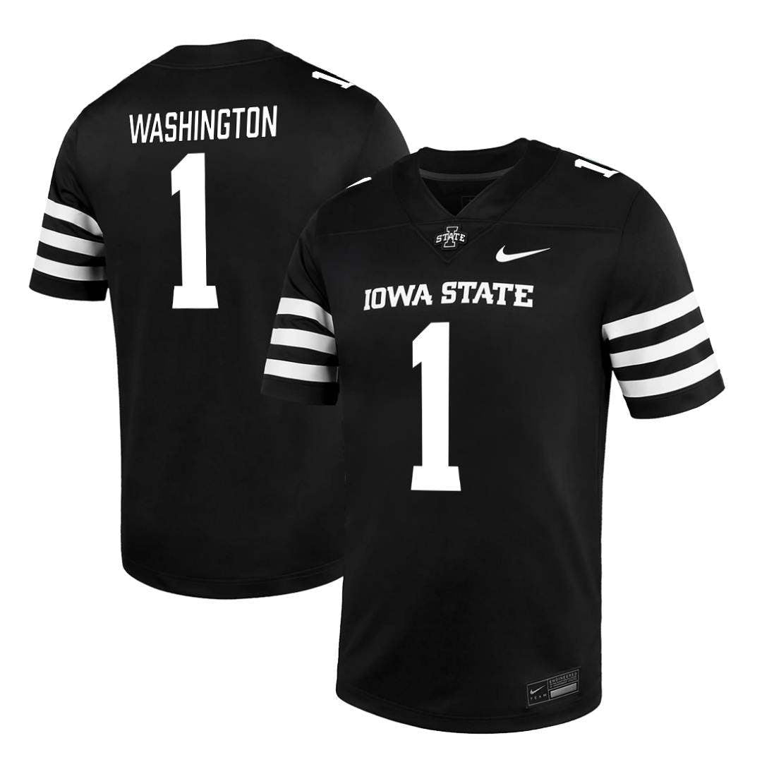 Iowa State Cyclones NIKE NIL Football Jersey Black