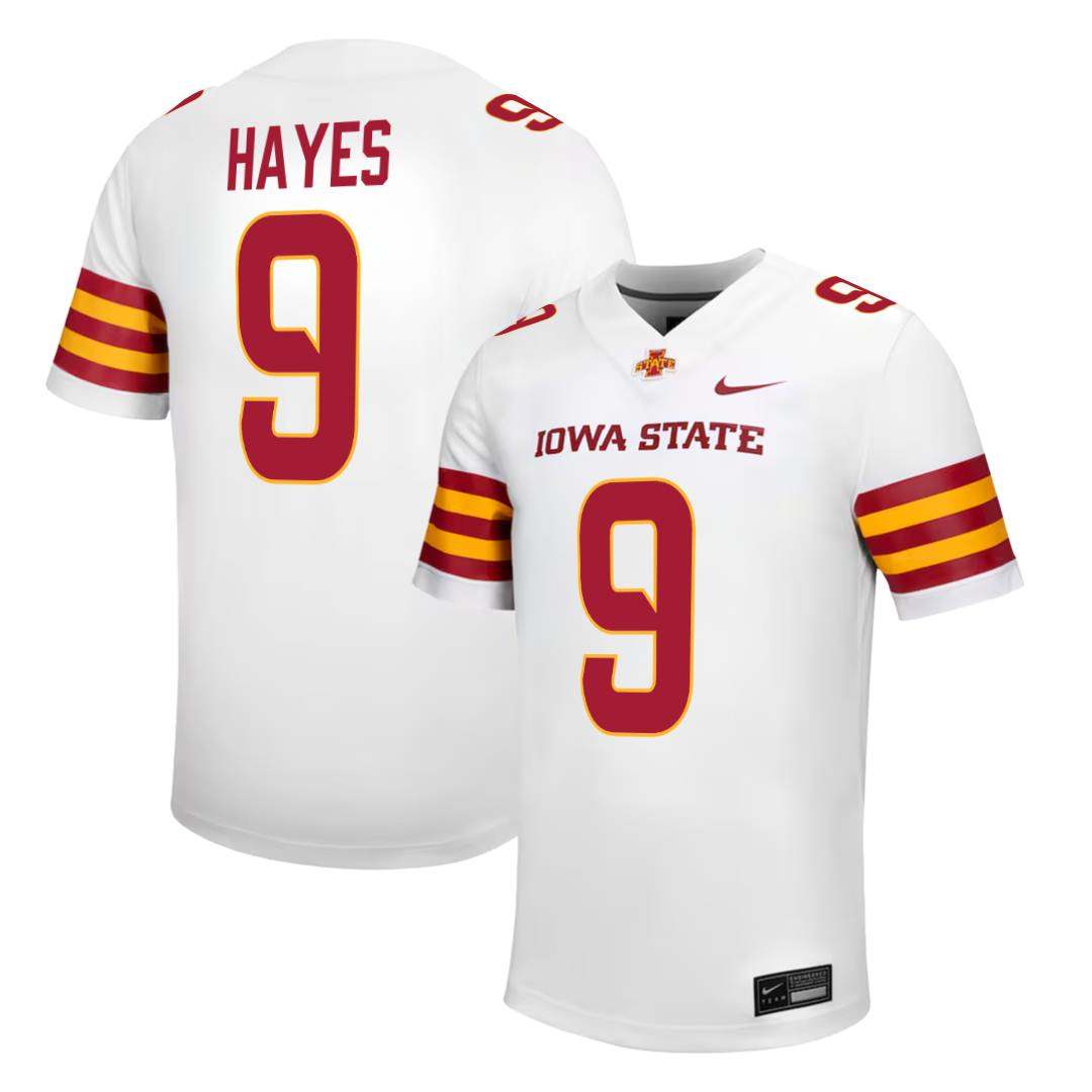 Iowa State Cyclones NIKE NIL Football Jersey White
