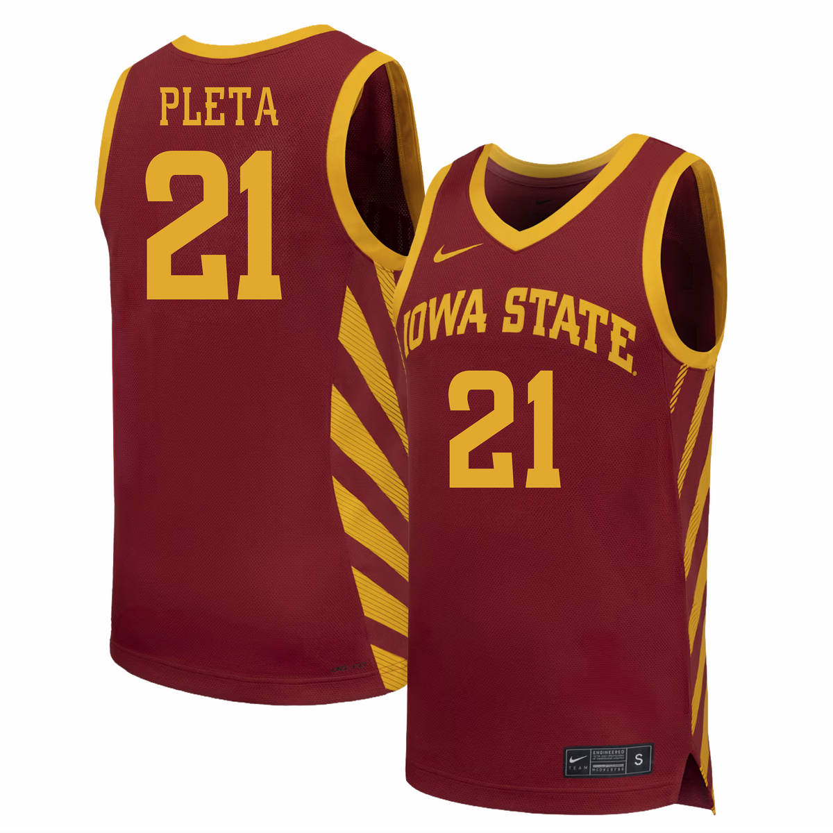 Iowa State Cyclones NIKE NIL Men's Basketball Jersey Crimson
