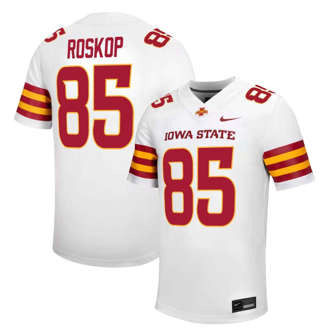Iowa State Cyclones NIKE NIL Football Jersey White