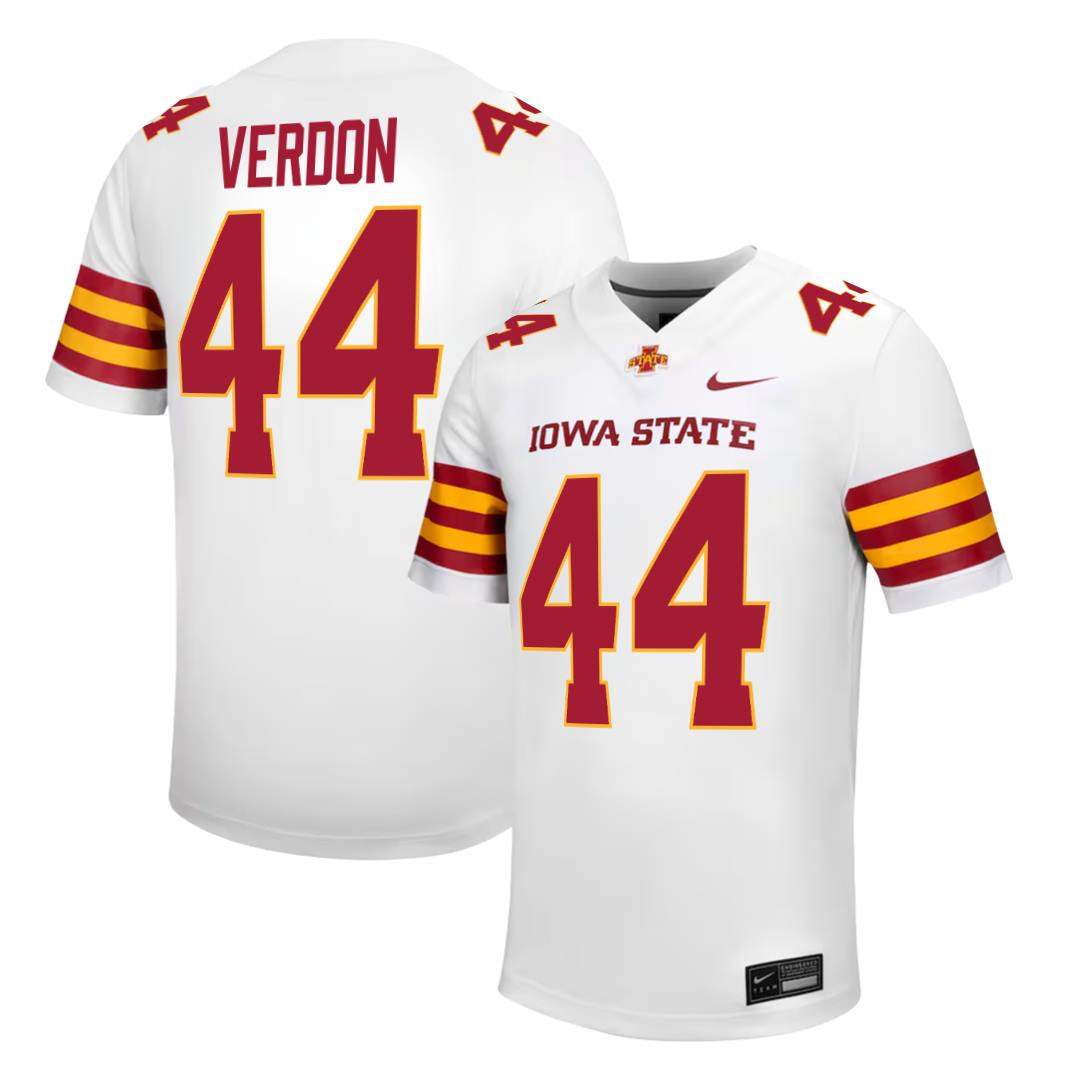 Iowa State Cyclones NIKE NIL Football Jersey White