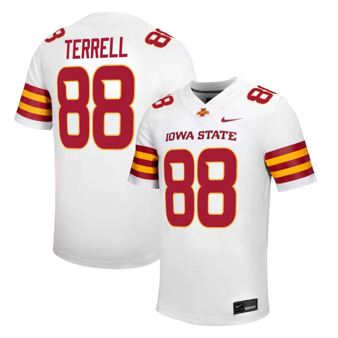 Iowa State Cyclones NIKE NIL Football Jersey White