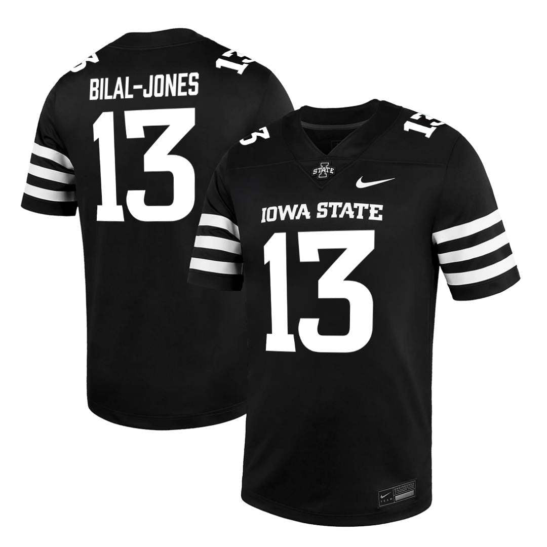 Iowa State Cyclones NIKE NIL Football Jersey Black