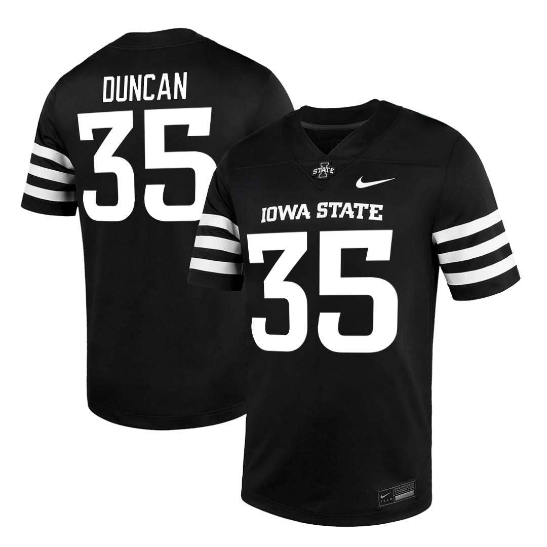 Iowa State Cyclones NIKE NIL Football Jersey Black