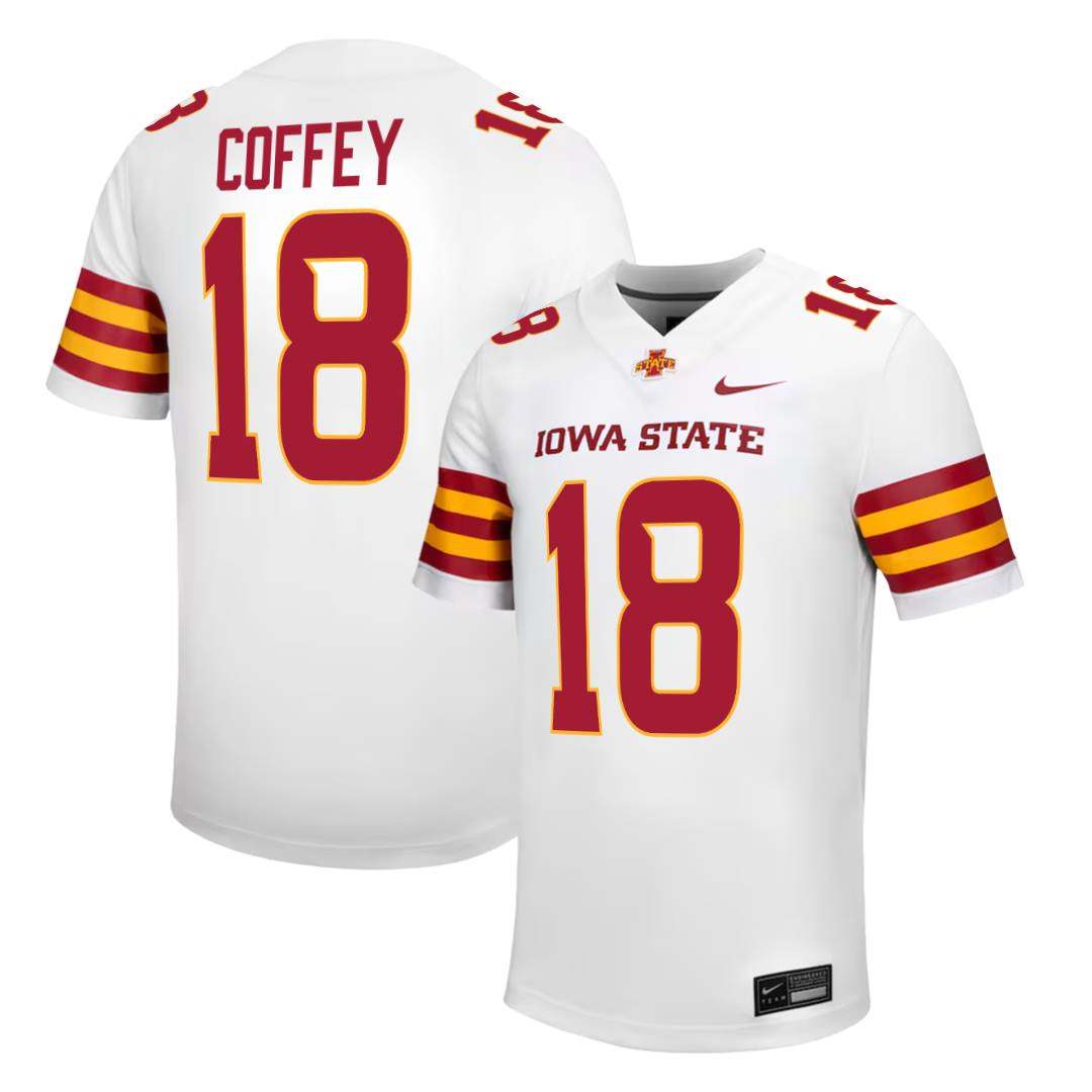 Iowa State Cyclones NIKE NIL Football Jersey White