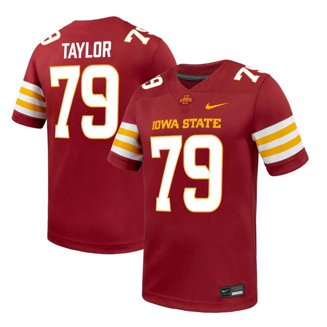 Iowa State Cyclones NIKE Red NIL Football Jersey