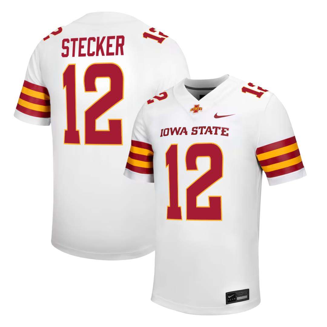Iowa State Cyclones NIKE NIL Football Jersey White
