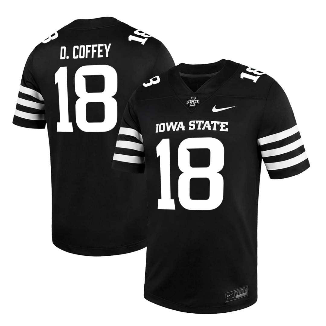Iowa State Cyclones NIKE NIL Football Jersey Black