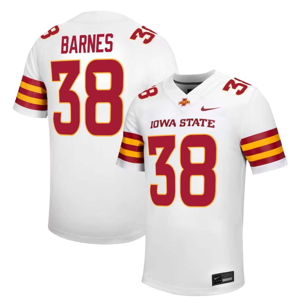 Iowa State Cyclones NIKE NIL Football Jersey White