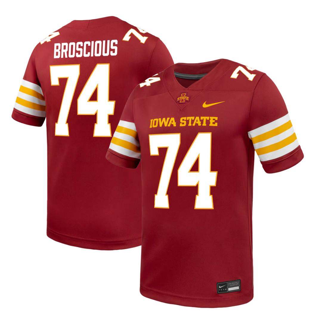 Iowa State Cyclones NIKE Red NIL Football Jersey