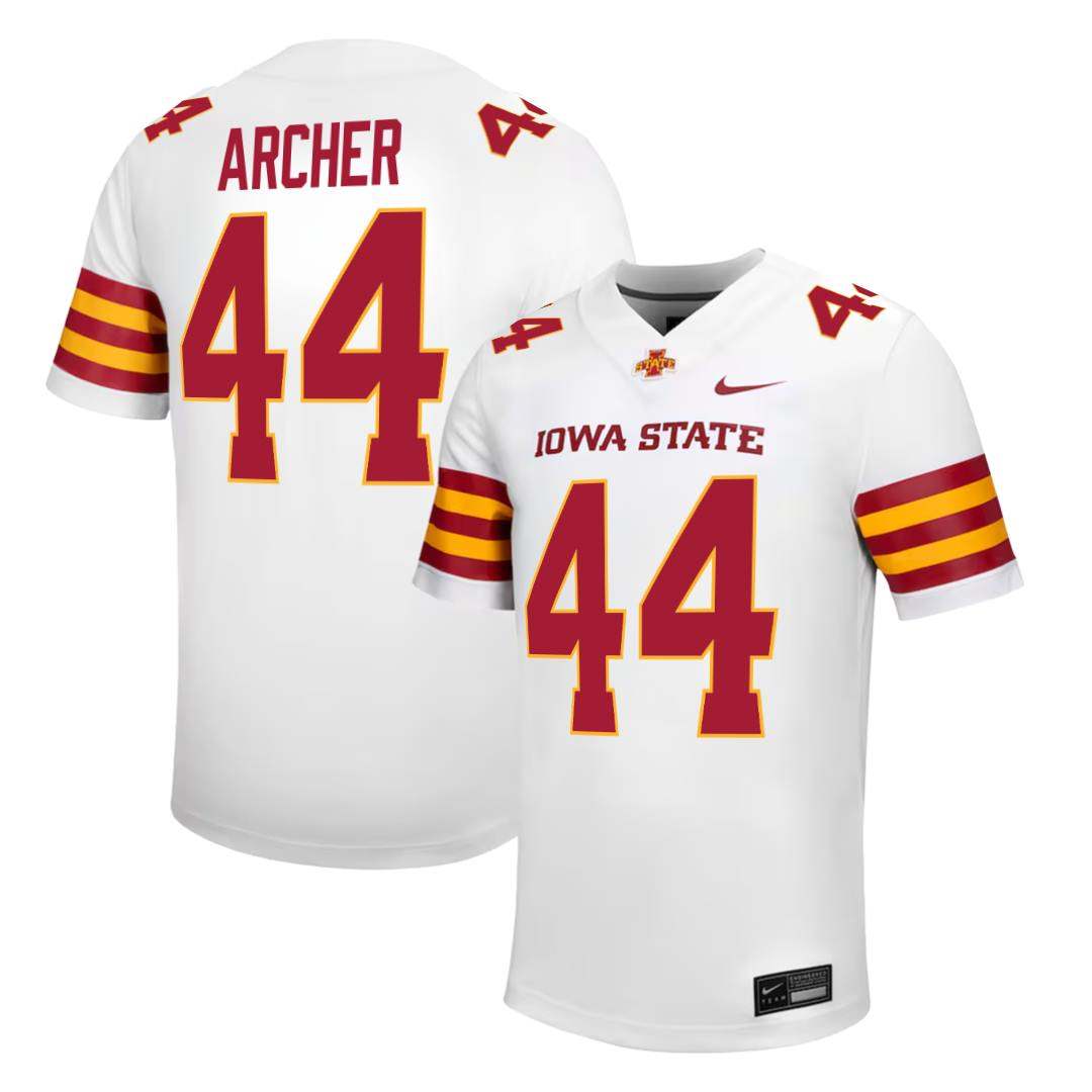 Iowa State Cyclones NIKE NIL Football Jersey White