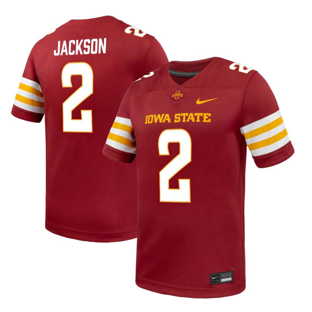 Iowa State Cyclones NIKE Red NIL Football Jersey