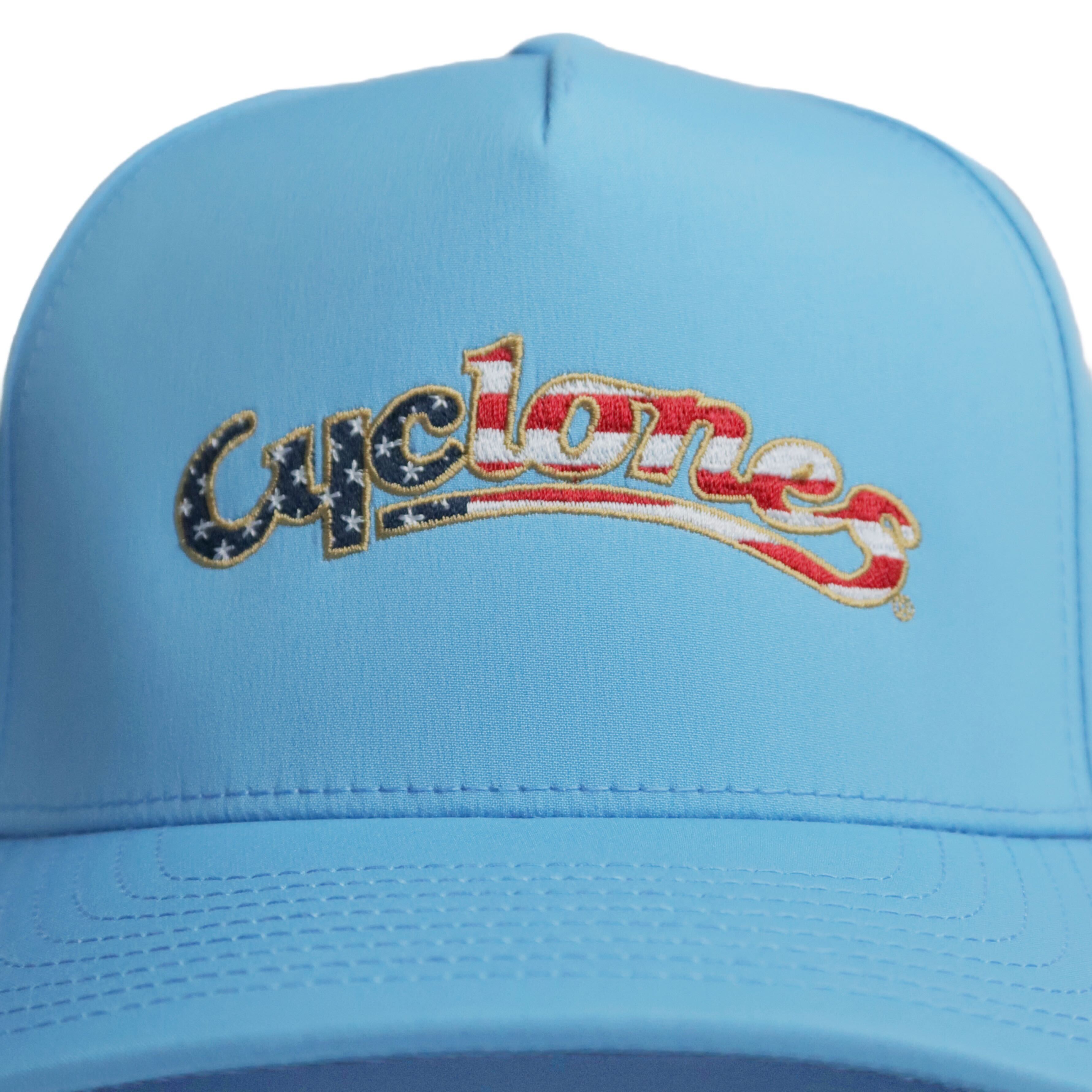 Iowa State Hat Patriotic Blue Script