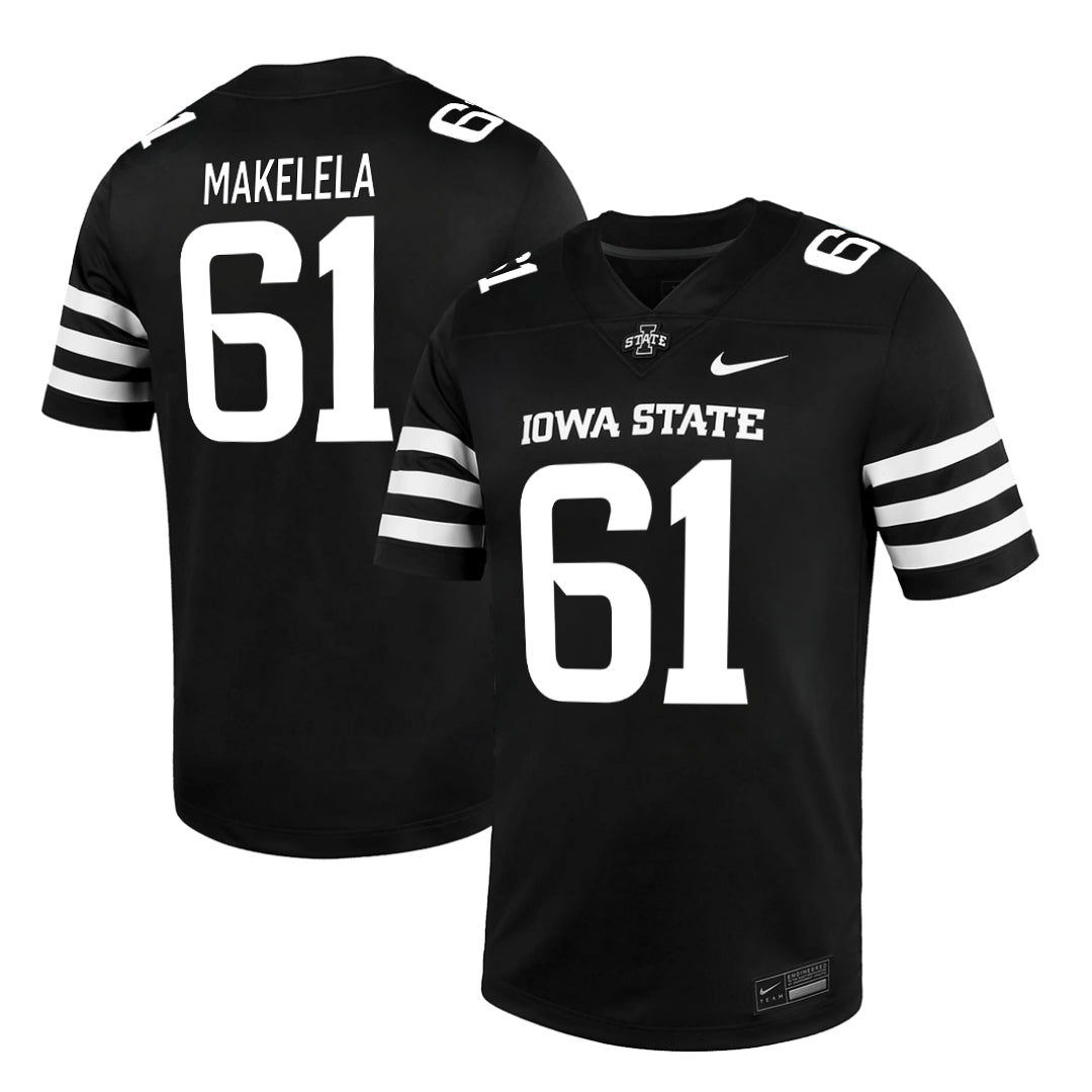 Iowa State Cyclones NIKE NIL Football Jersey Black