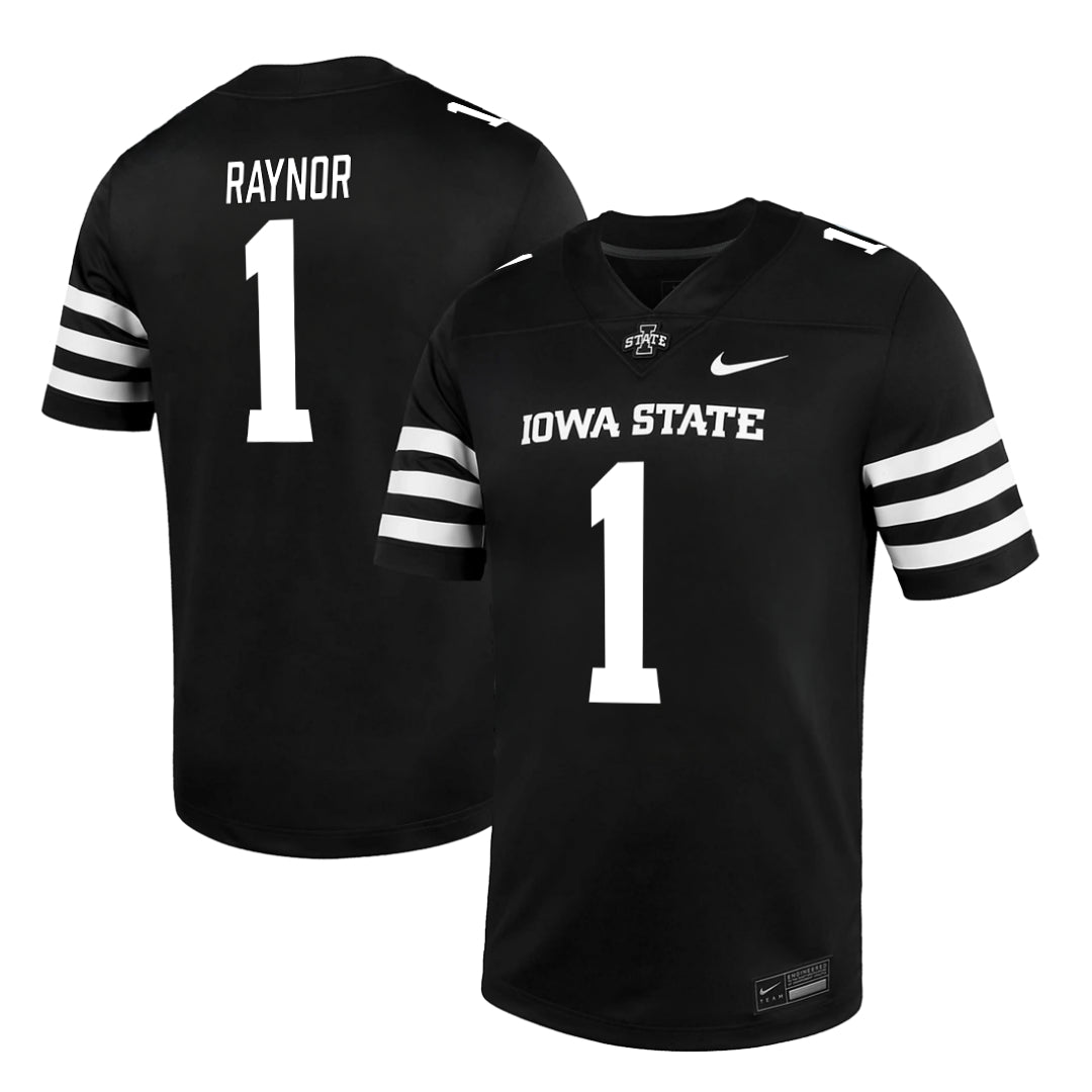 Iowa State Cyclones NIKE NIL Football Jersey Black