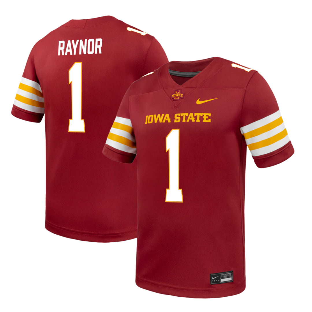 Iowa State Cyclones NIKE Red NIL Football Jersey