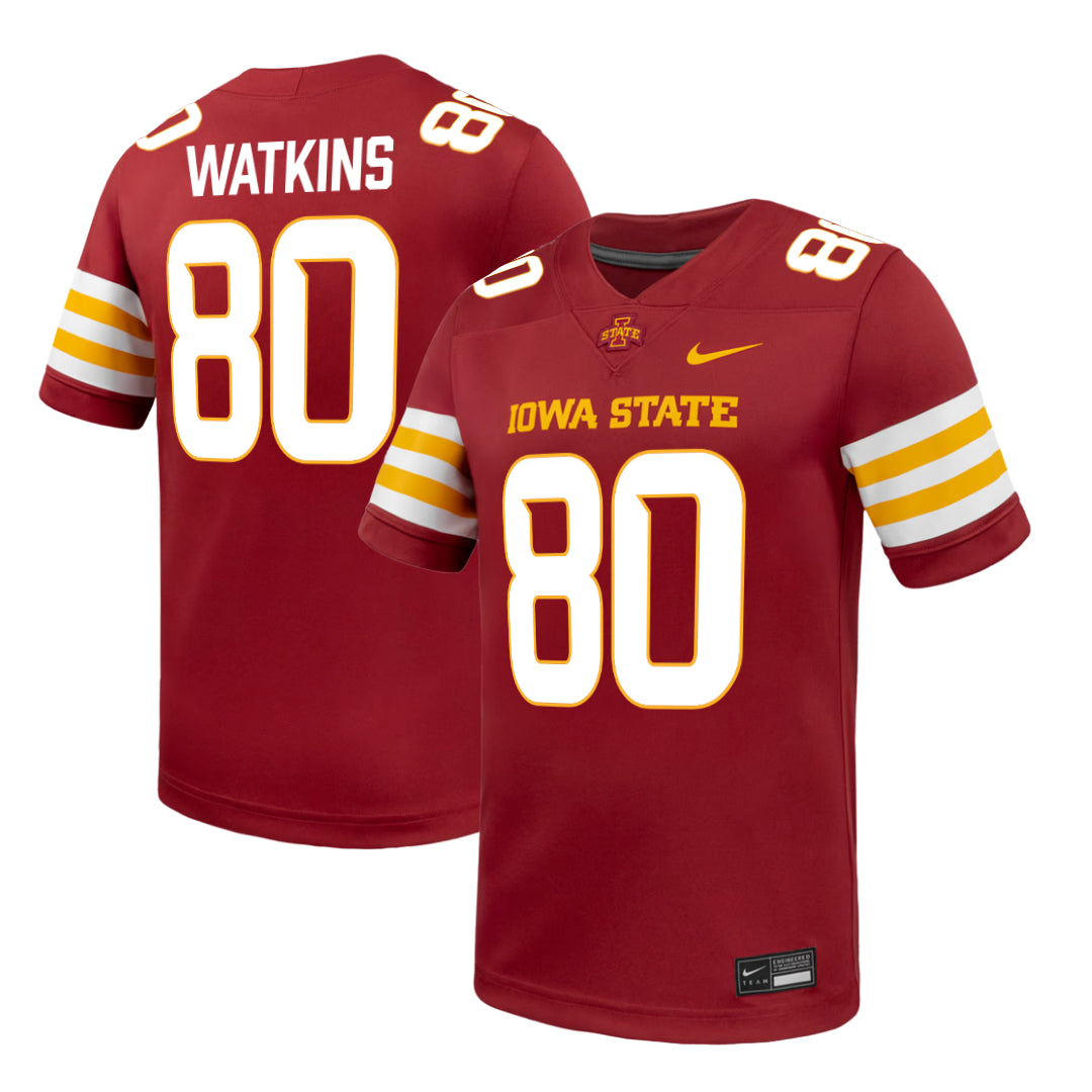 Iowa State Cyclones NIKE Red NIL Football Jersey