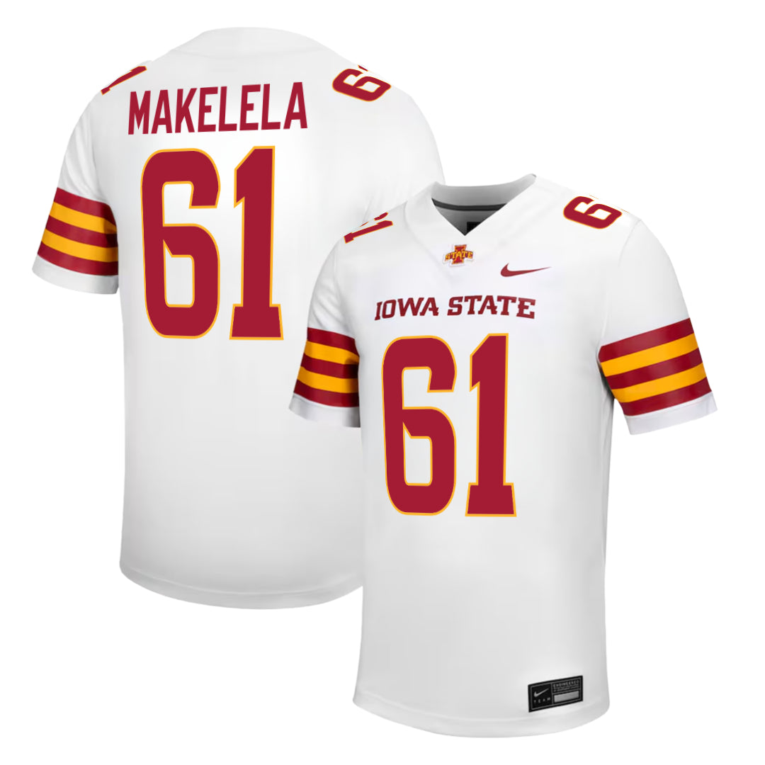 Iowa State Cyclones NIKE NIL Football Jersey White