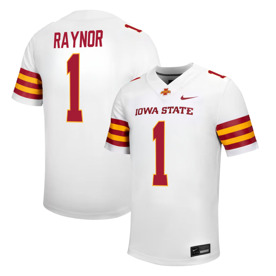 Iowa State Cyclones NIKE NIL Football Jersey White