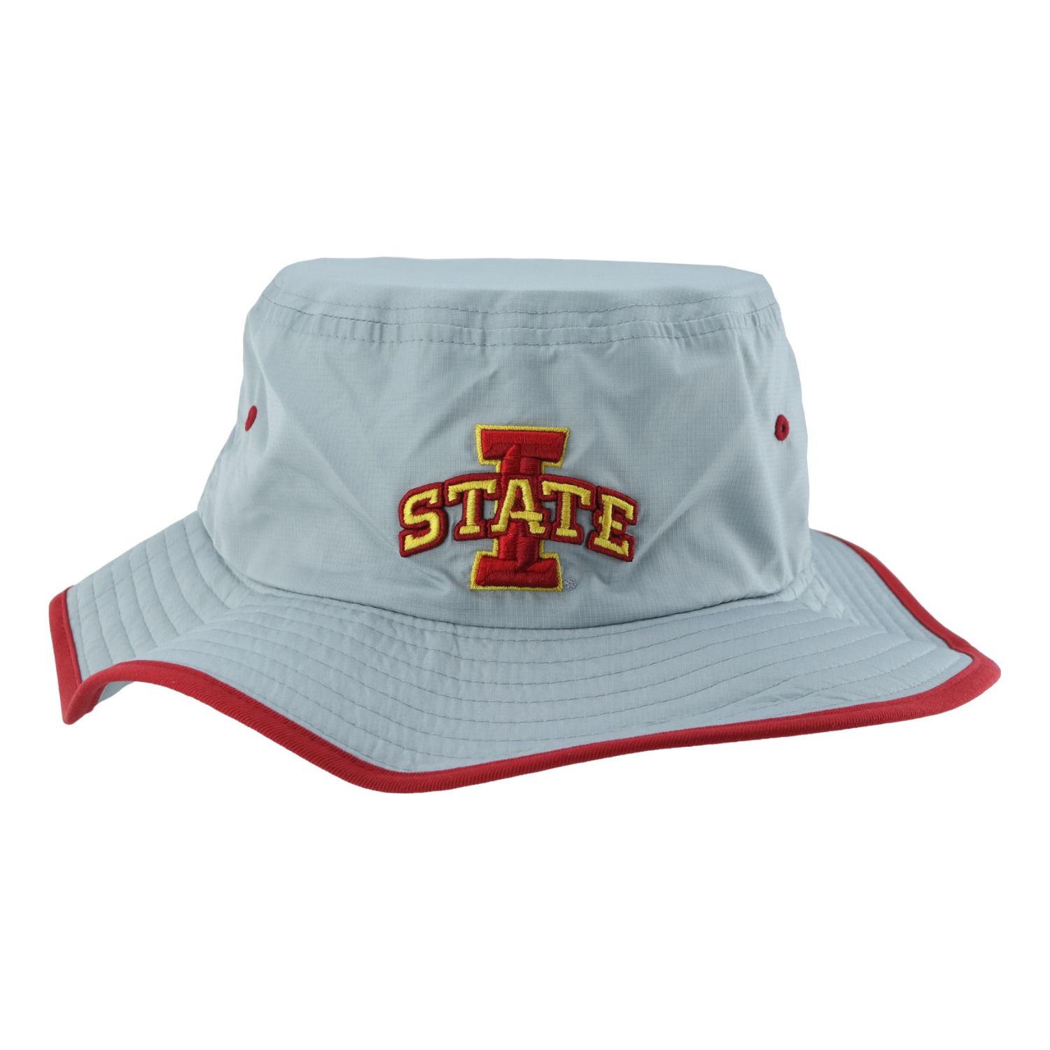 Iowa State Cyclones Grey/Red Embroidered Bucket Hat