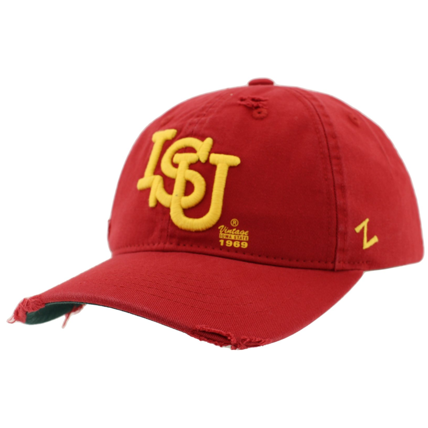 Iowa State Cyclones Vintage ISU Red Adjustable Hat