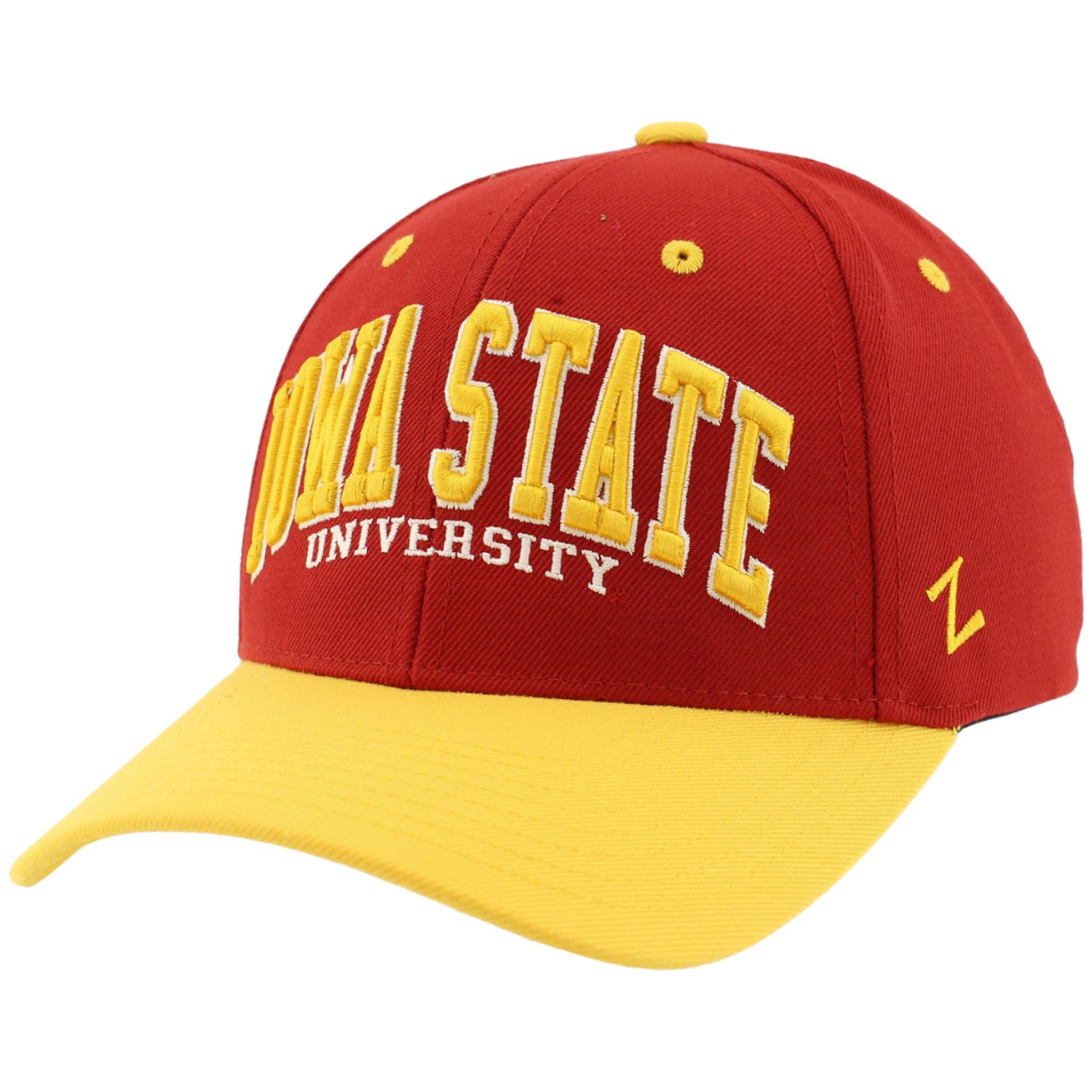 Iowa State Cyclones Red/Gold Embroidered Snapback Hat