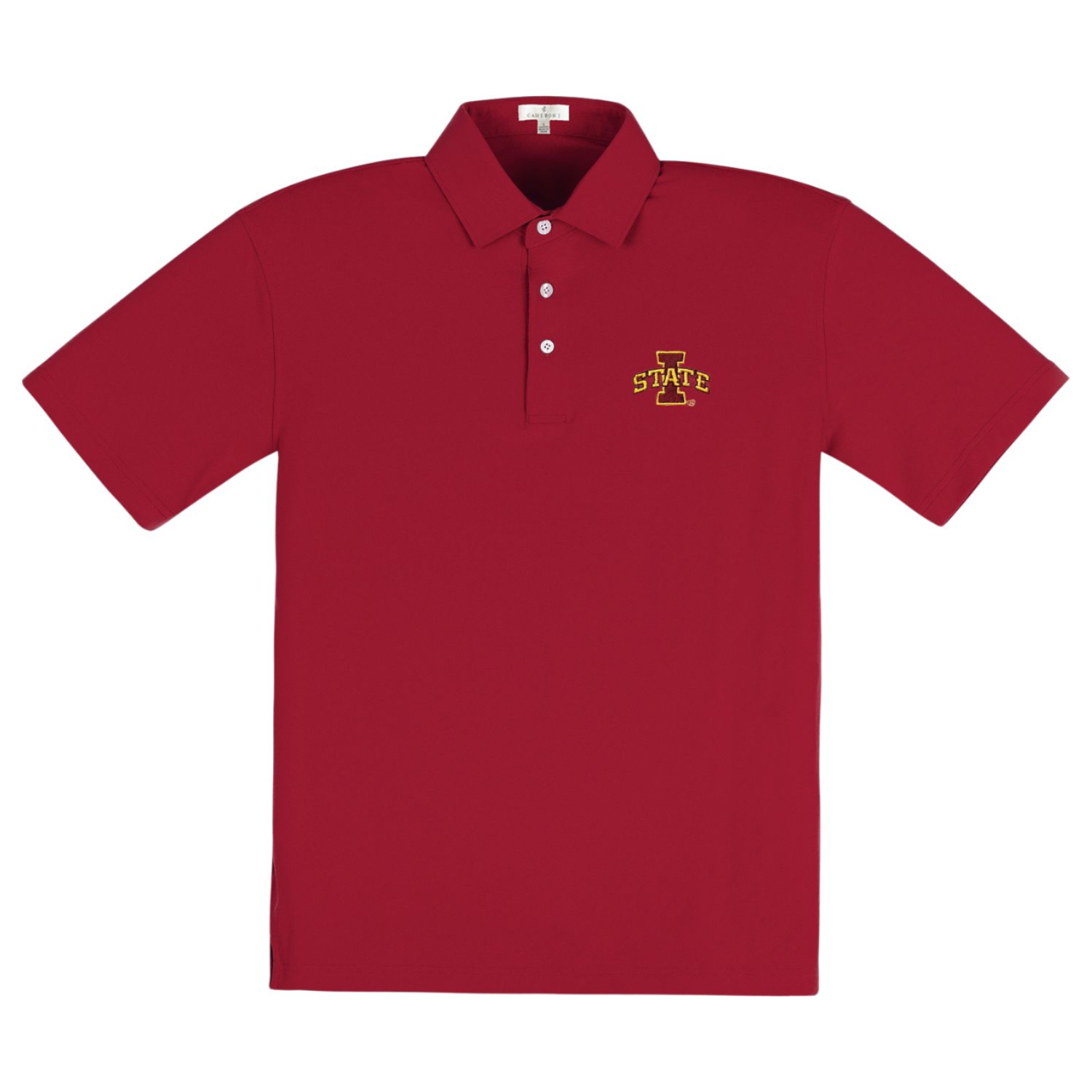 Iowa State Cyclones Cameron J Men's Red Performance Polo