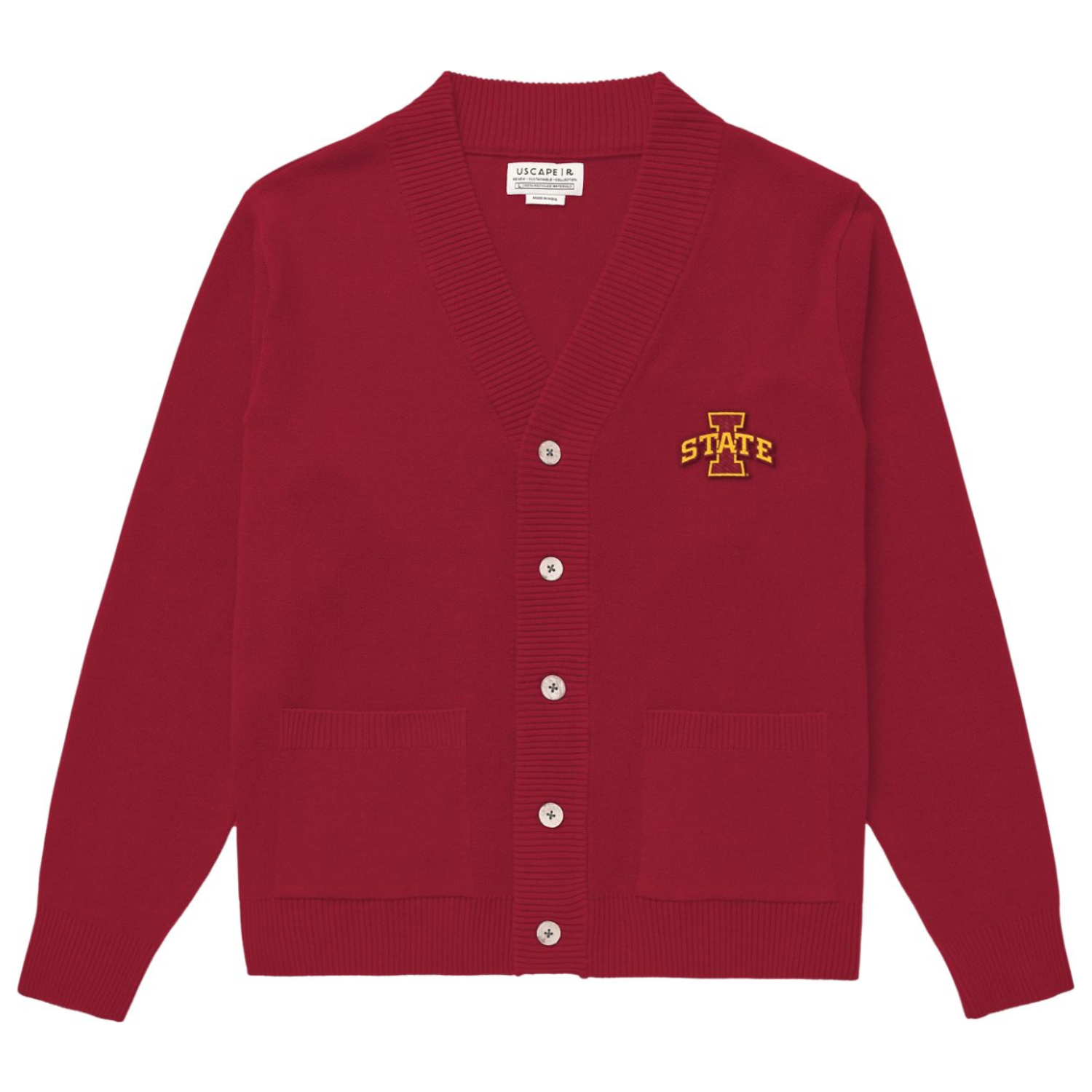 Iowa State Cyclones Men's Red Classic Cardigan