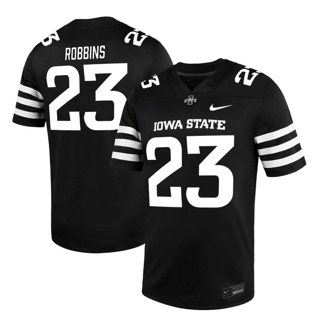 Iowa State Cyclones NIKE NIL Football Jersey Black