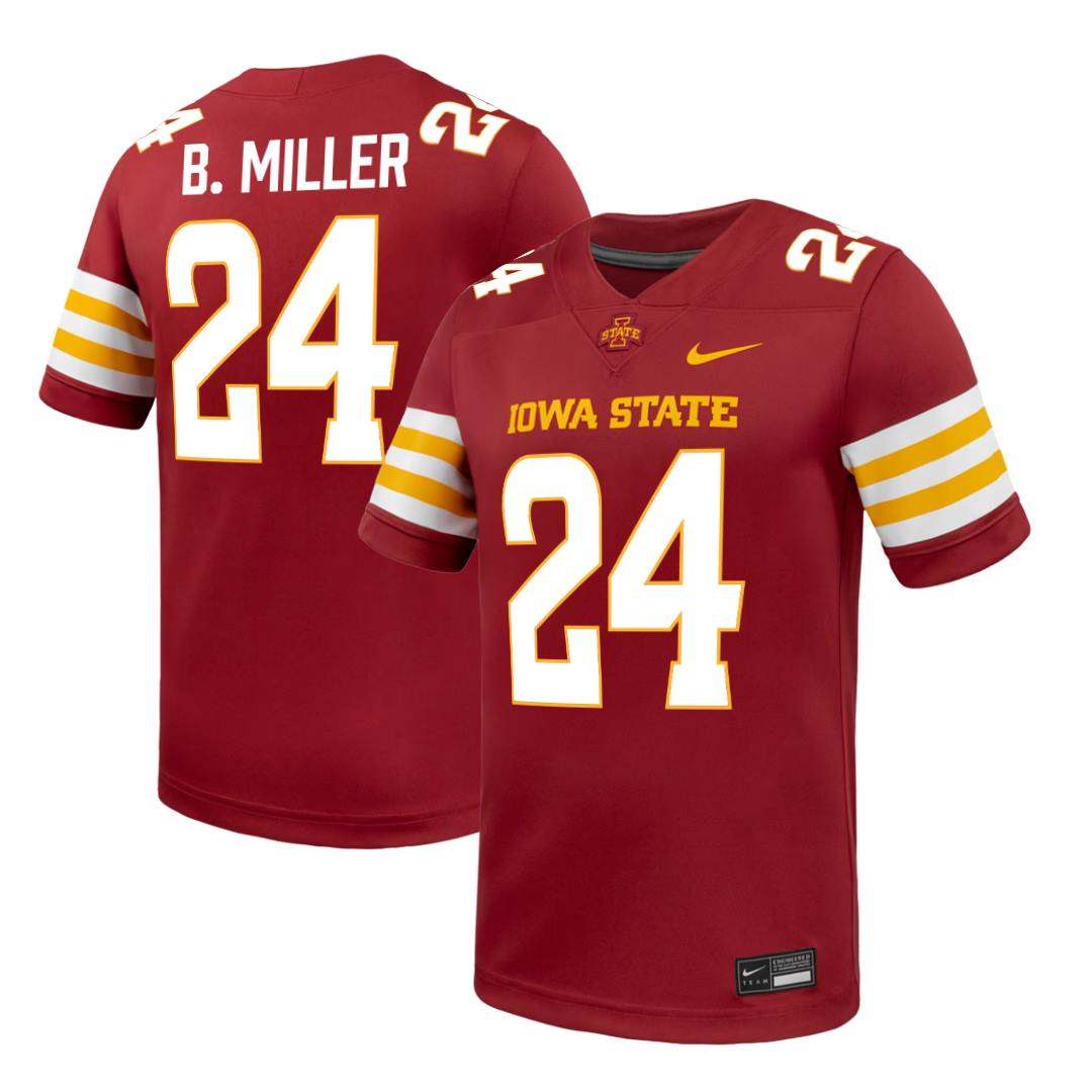 Iowa State Cyclones NIKE Red NIL Football Jersey