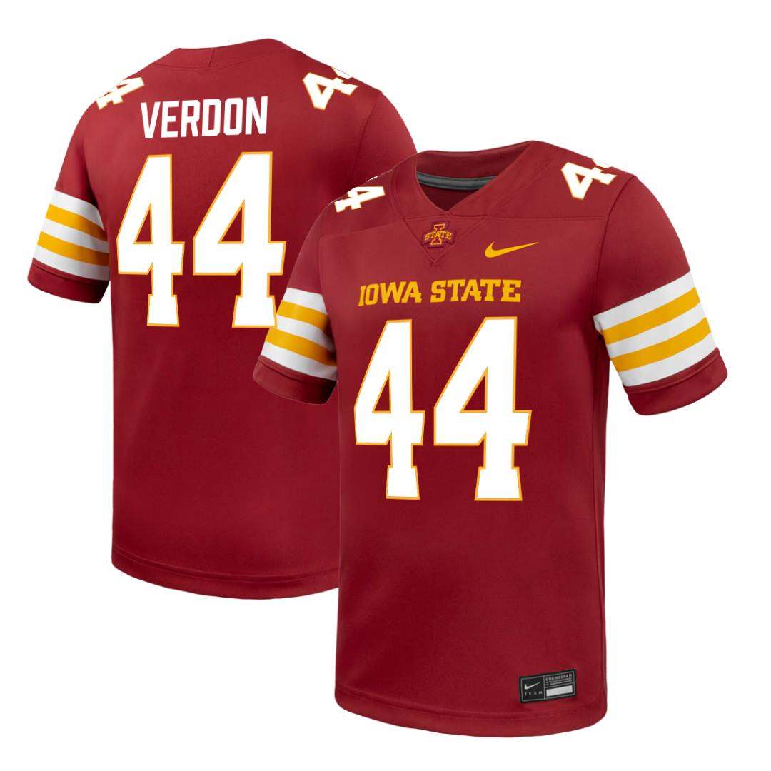 Iowa State Cyclones NIKE Red NIL Football Jersey